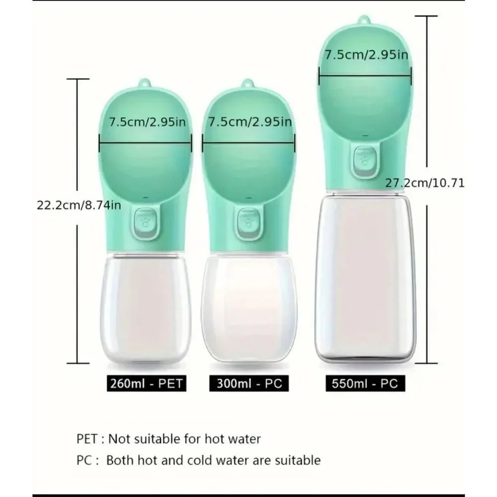 Leak-Proof Portable Dog Water Bottle For Outdoor Adventures